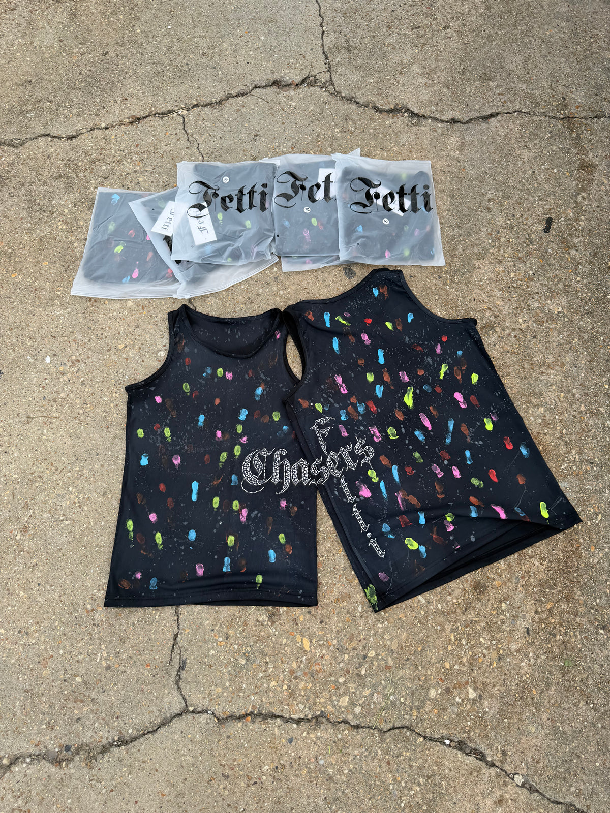 Paint Splatter Tank Tops