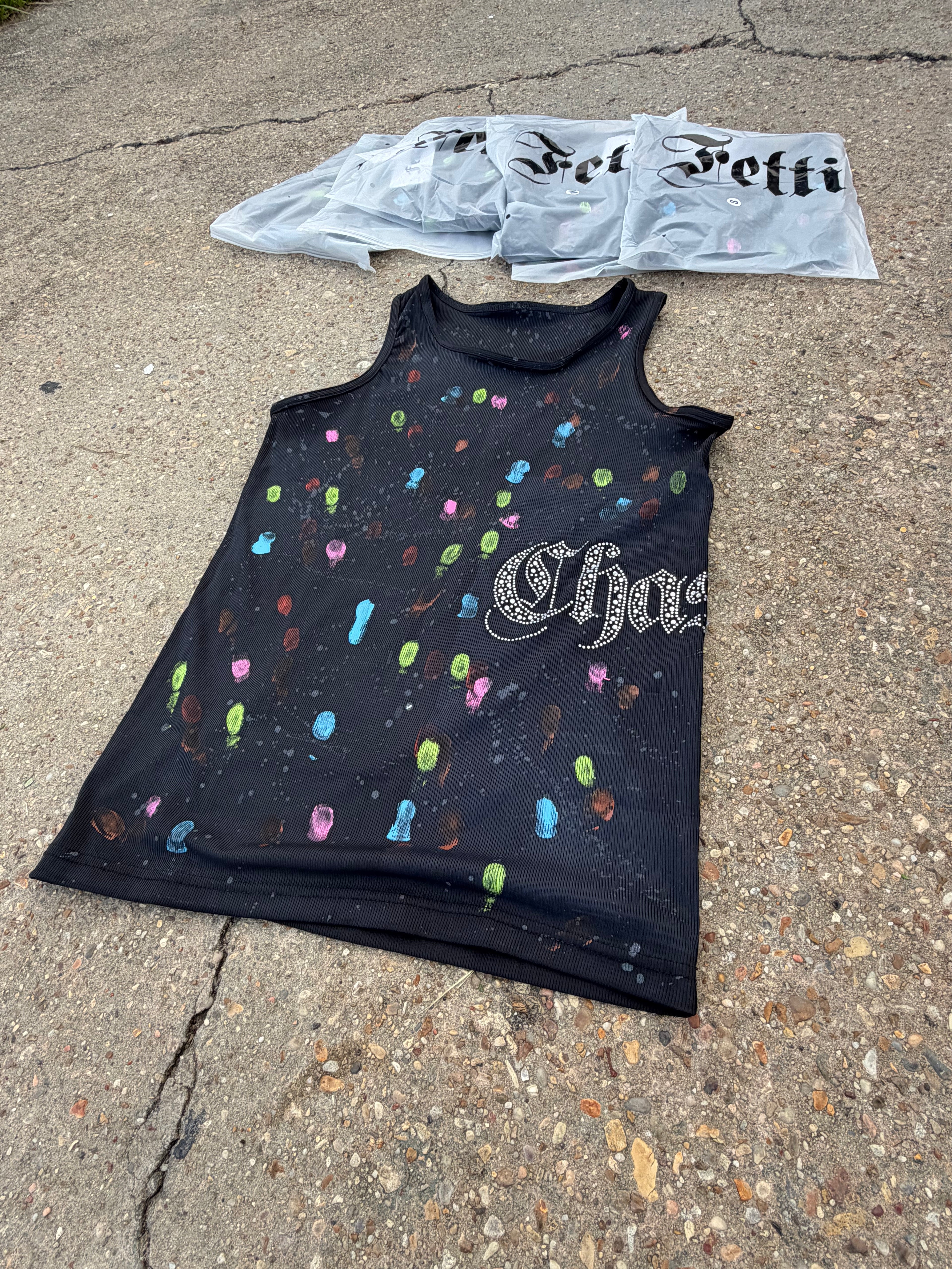 Paint Splatter Tank Tops