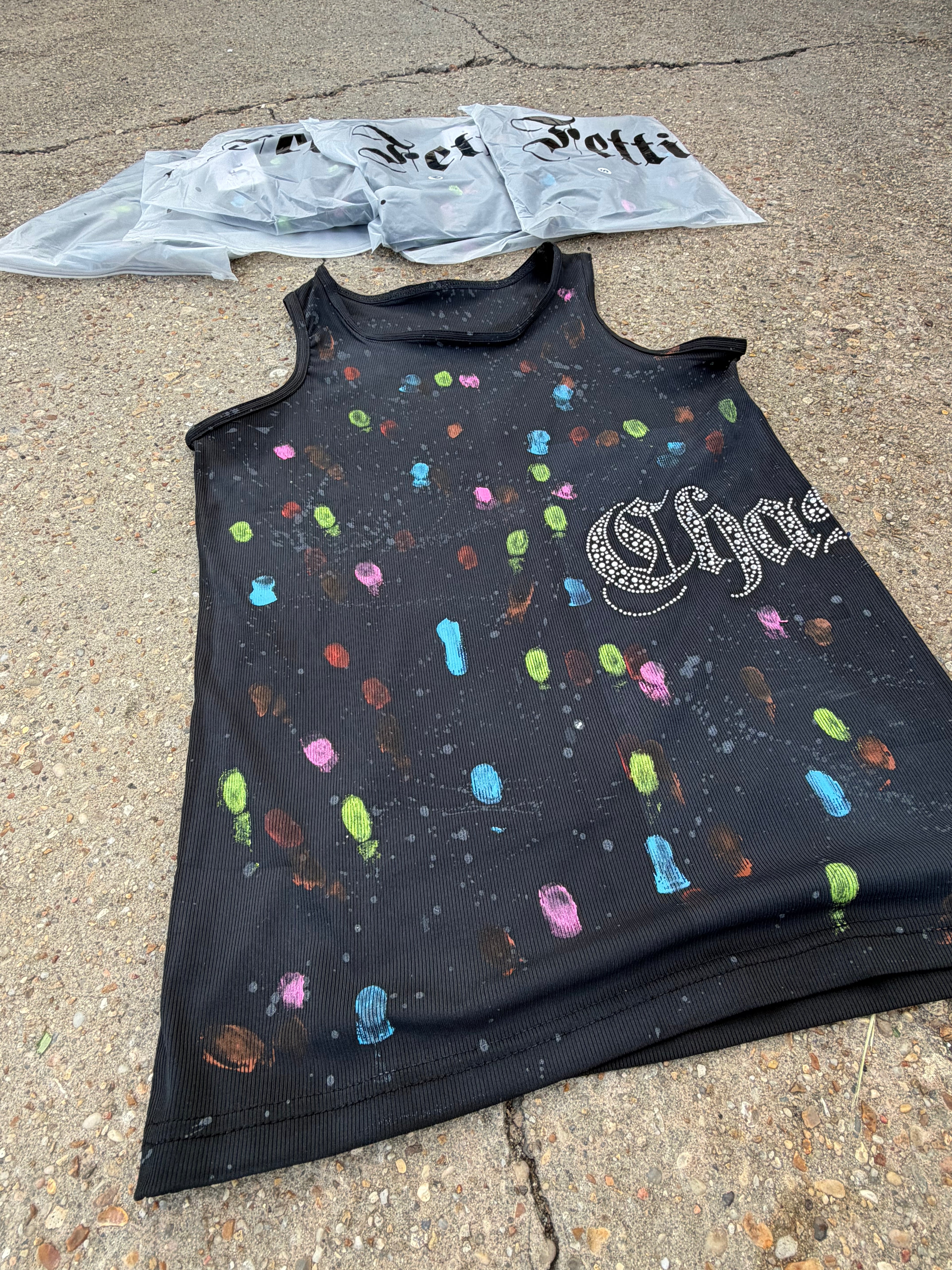 Paint Splatter Tank Tops